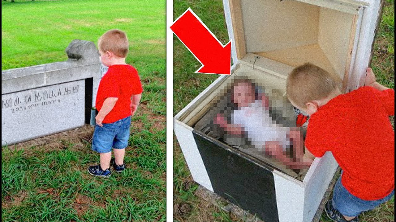 MOM Sees Boy at Daughter’s Grave Daily, Records Him, and Discovers Shocking Truth